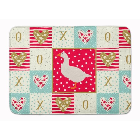 Carolines Treasures 19 x 27 in. Shire Horse Love Machine Washable Memory Foam Mat CK5327RUG